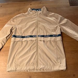 STUSSY WINDBREAKER FULL ZIP SIZE MENS S EXCELLENT LIKE NEW CONDITION